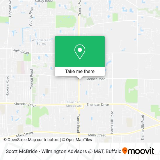 Mapa de Scott McBride - Wilmington Advisors @ M&T