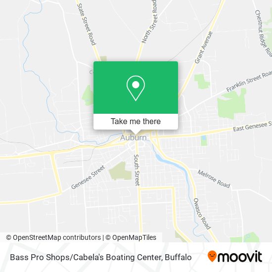 Bass Pro Shops / Cabela's Boating Center map