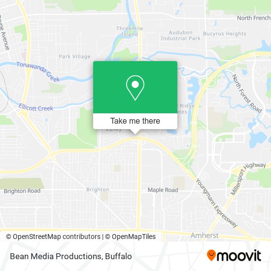 Bean Media Productions map