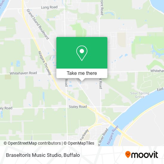 Braselton's Music Studio map