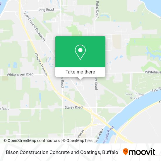 Bison Construction Concrete and Coatings map