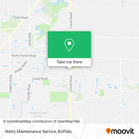 Weitz Maintenance Service map