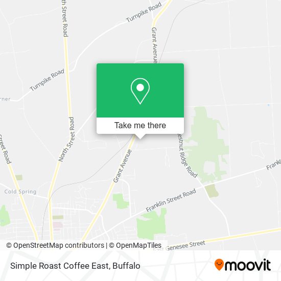 Simple Roast Coffee East map