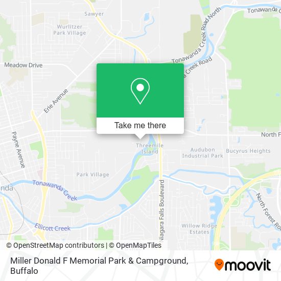 Mapa de Miller Donald F Memorial Park & Campground