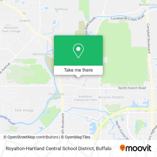 Mapa de Royalton-Hartland Central School District