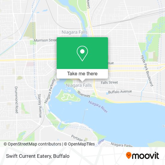 Swift Current Eatery map