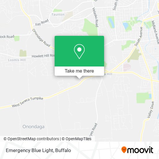 Mapa de Emergency Blue Light