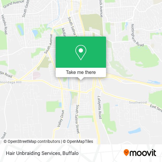 Mapa de Hair Unbraiding Services
