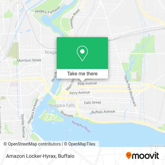 Amazon Locker-Hyrax map