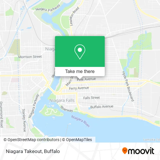Mapa de Niagara Takeout