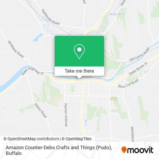 Mapa de Amazon Counter-Debs Crafts and Things (Pudo)