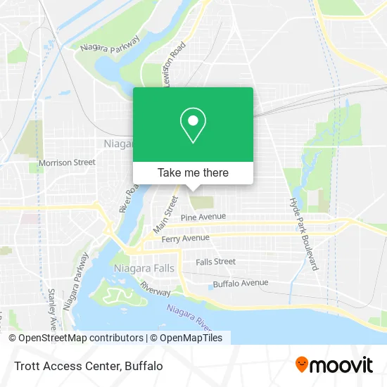 Trott Access Center map