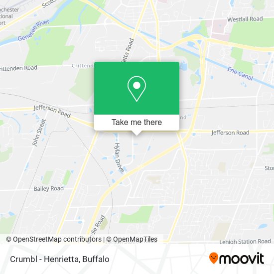 Mapa de Crumbl - Henrietta