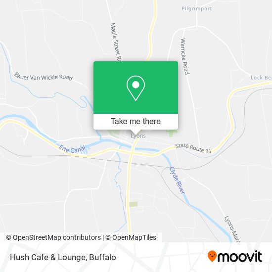 Mapa de Hush Cafe & Lounge