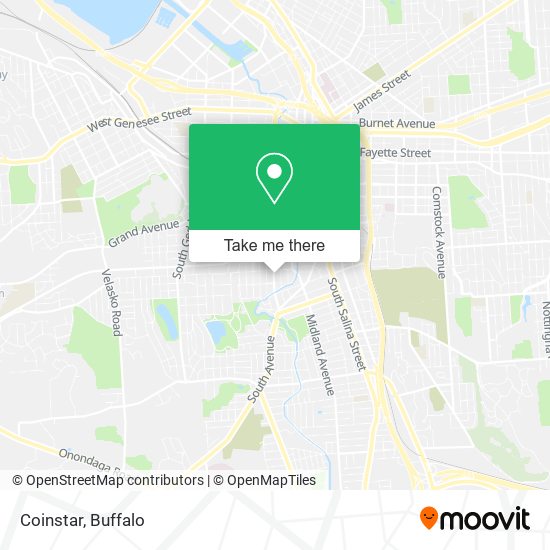 Coinstar map