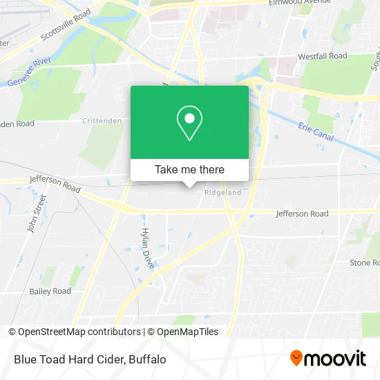 Blue Toad Hard Cider map