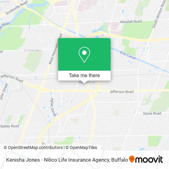 Mapa de Kenisha Jones - Nilico Life Insurance Agency