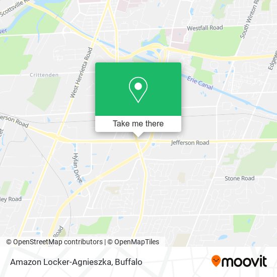 Amazon Locker-Agnieszka map