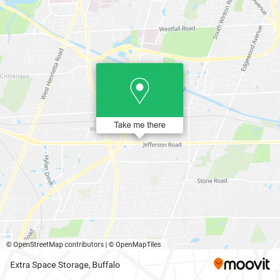 Extra Space Storage map