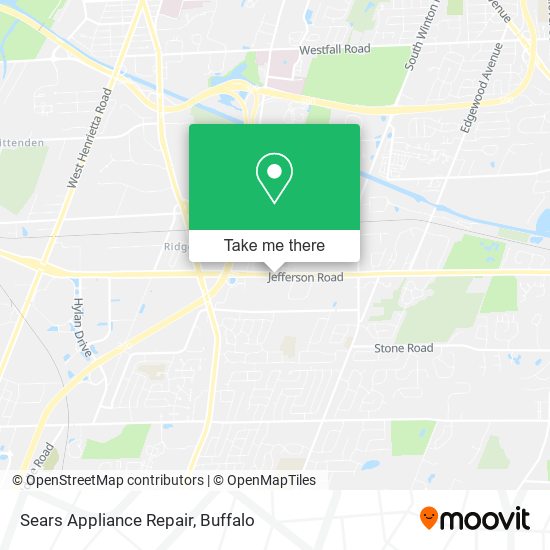 Sears Appliance Repair map