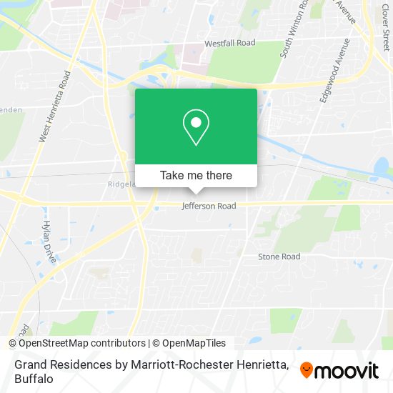 Mapa de Grand Residences by Marriott-Rochester Henrietta