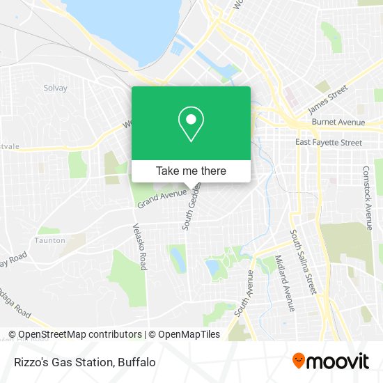Rizzo's Gas Station map