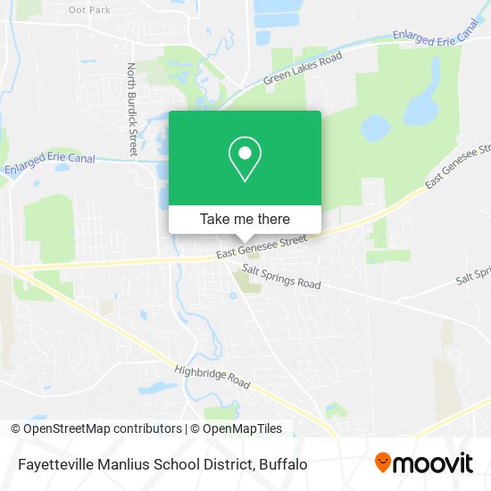 Mapa de Fayetteville Manlius School District