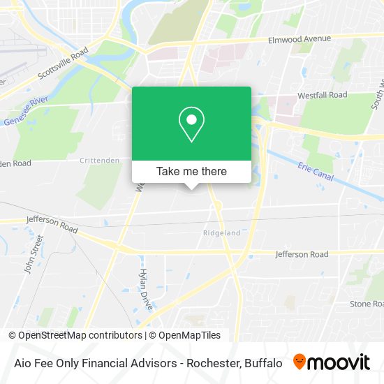 Aio Fee Only Financial Advisors - Rochester map