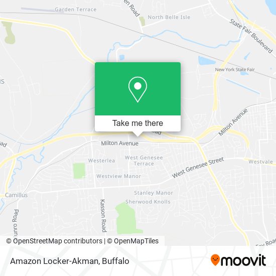 Mapa de Amazon Locker-Akman