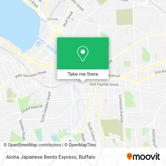 Aloha Japanese Bento Express map
