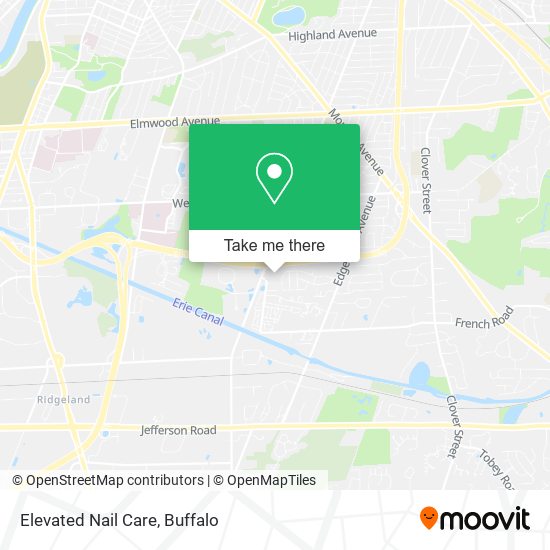 Elevated Nail Care map