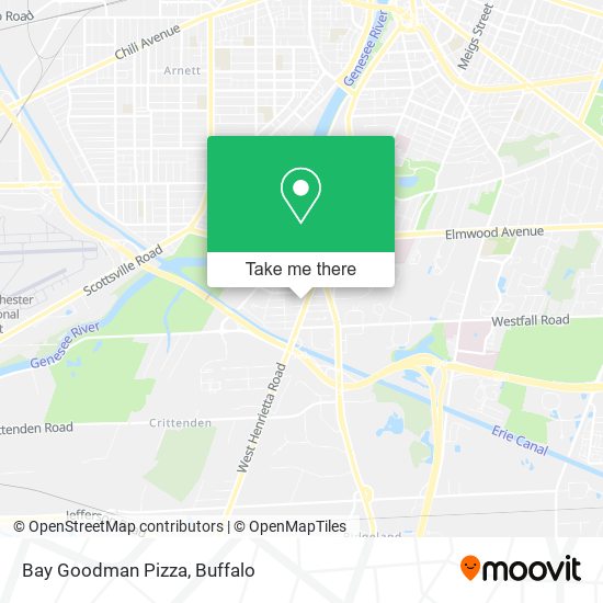 Mapa de Bay Goodman Pizza