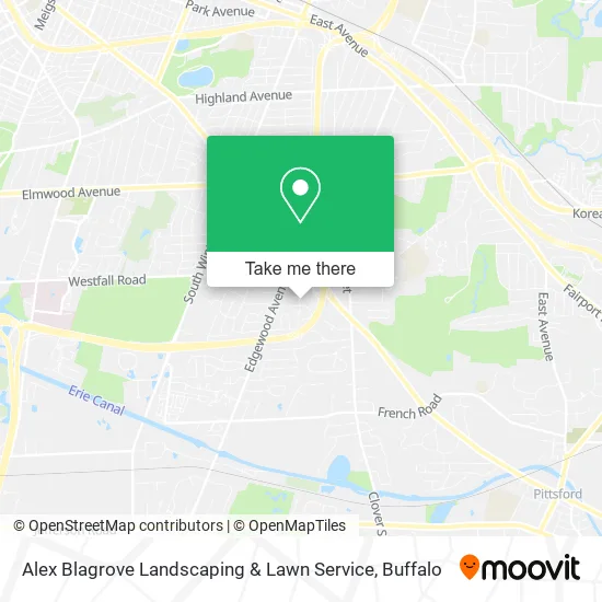 Mapa de Alex Blagrove Landscaping & Lawn Service