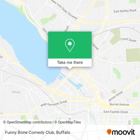 Funny Bone Comedy Club map