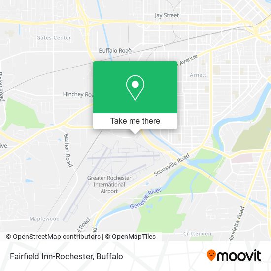 Mapa de Fairfield Inn-Rochester