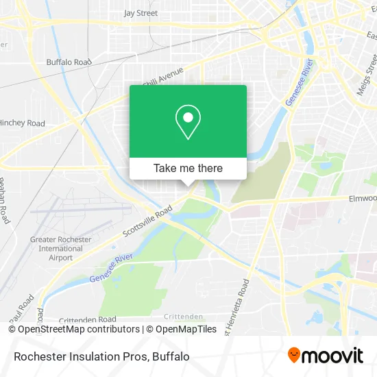 Rochester Insulation Pros map