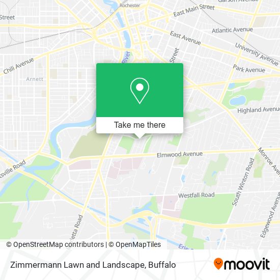 Zimmermann Lawn and Landscape map