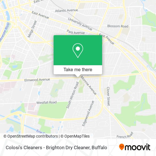 Colosi's Cleaners - Brighton Dry Cleaner map
