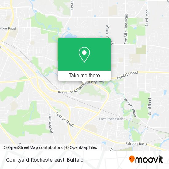 Mapa de Courtyard-Rochestereast