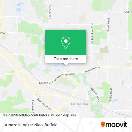 Amazon Locker-Nieo map