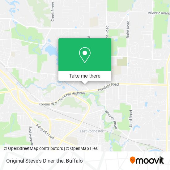 Original Steve's Diner the map
