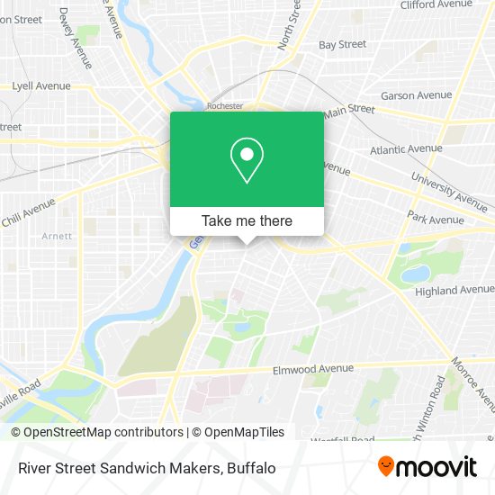 Mapa de River Street Sandwich Makers