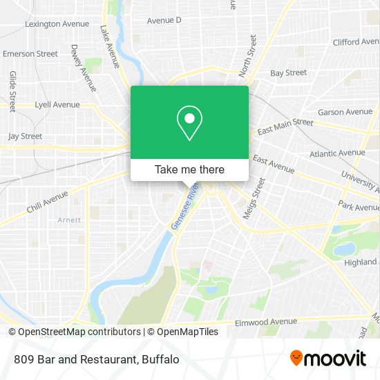Mapa de 809 Bar and Restaurant