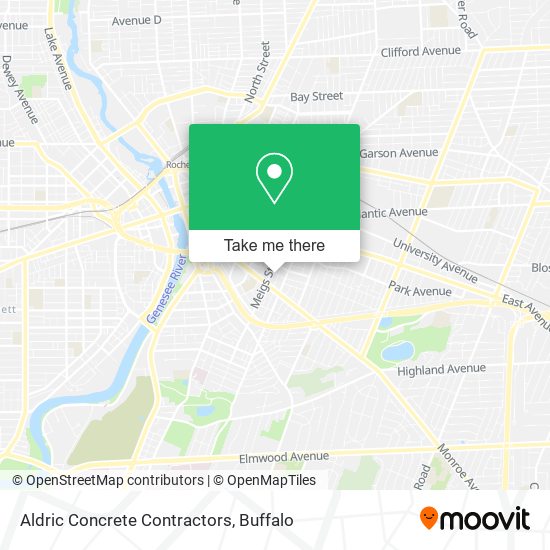Aldric Concrete Contractors map