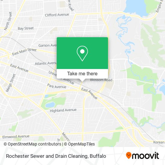 Rochester Sewer and Drain Cleaning map