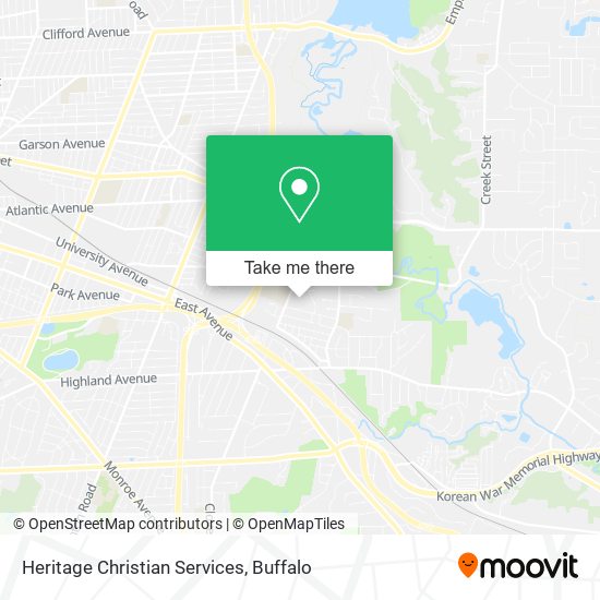 Heritage Christian Services map