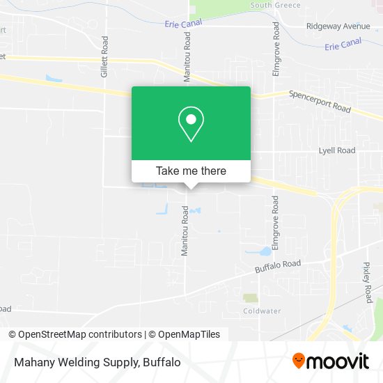 Mahany Welding Supply map