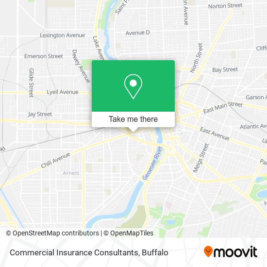 Commercial Insurance Consultants map