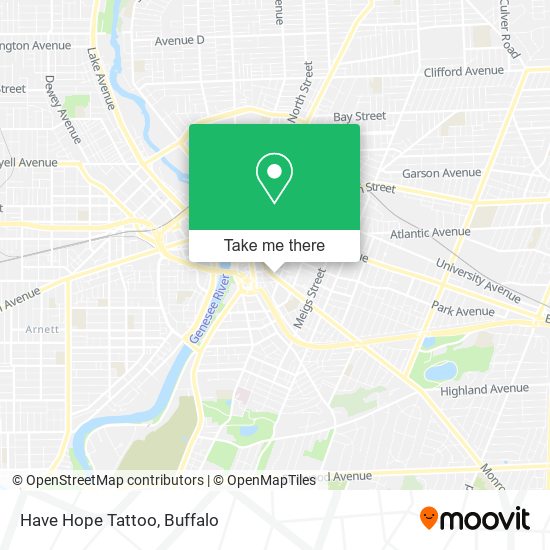 Mapa de Have Hope Tattoo