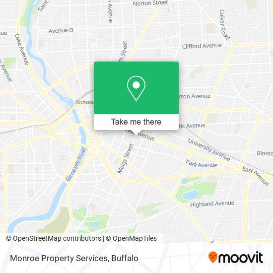 Monroe Property Services map